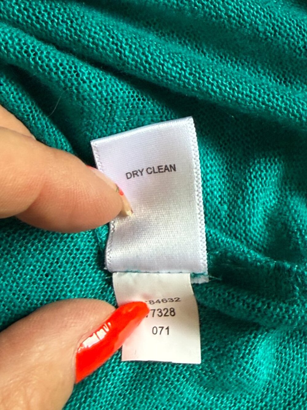 Cable & Gauge Teal Linen Blend Textured Yoke Top – Size M - Picture 8 of 9